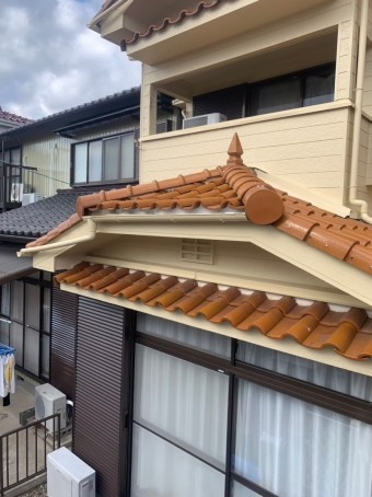 足場解体後