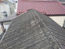 セメント瓦施工前画像