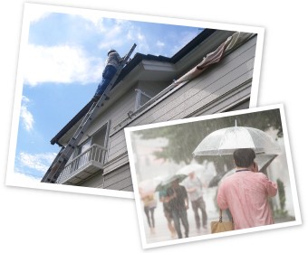 台風前後の点検は街の屋根やさんにお任せください!